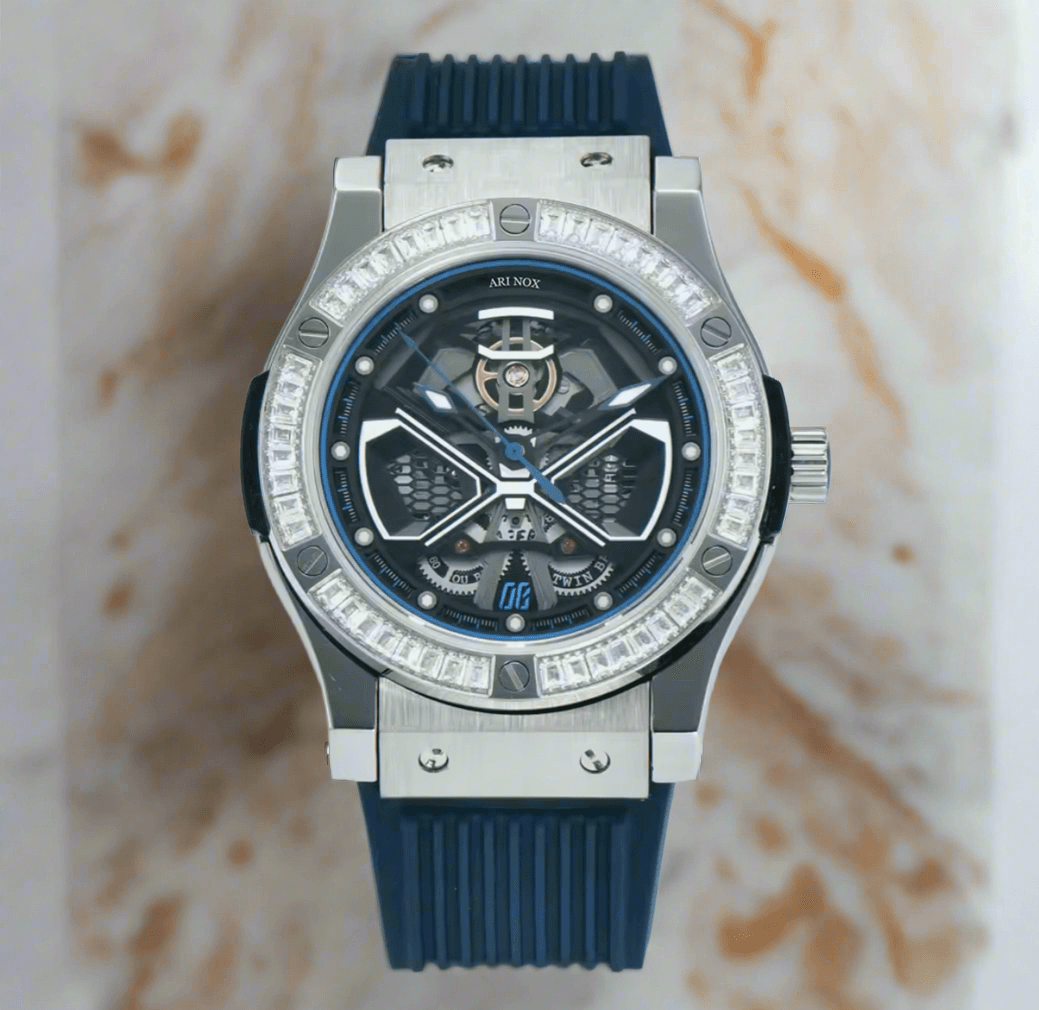 ARI NOX ,Knight sapphire glass Stainless Steel mechanical watch