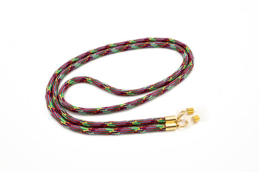 Brillenband 3,8mm Rot Bunt