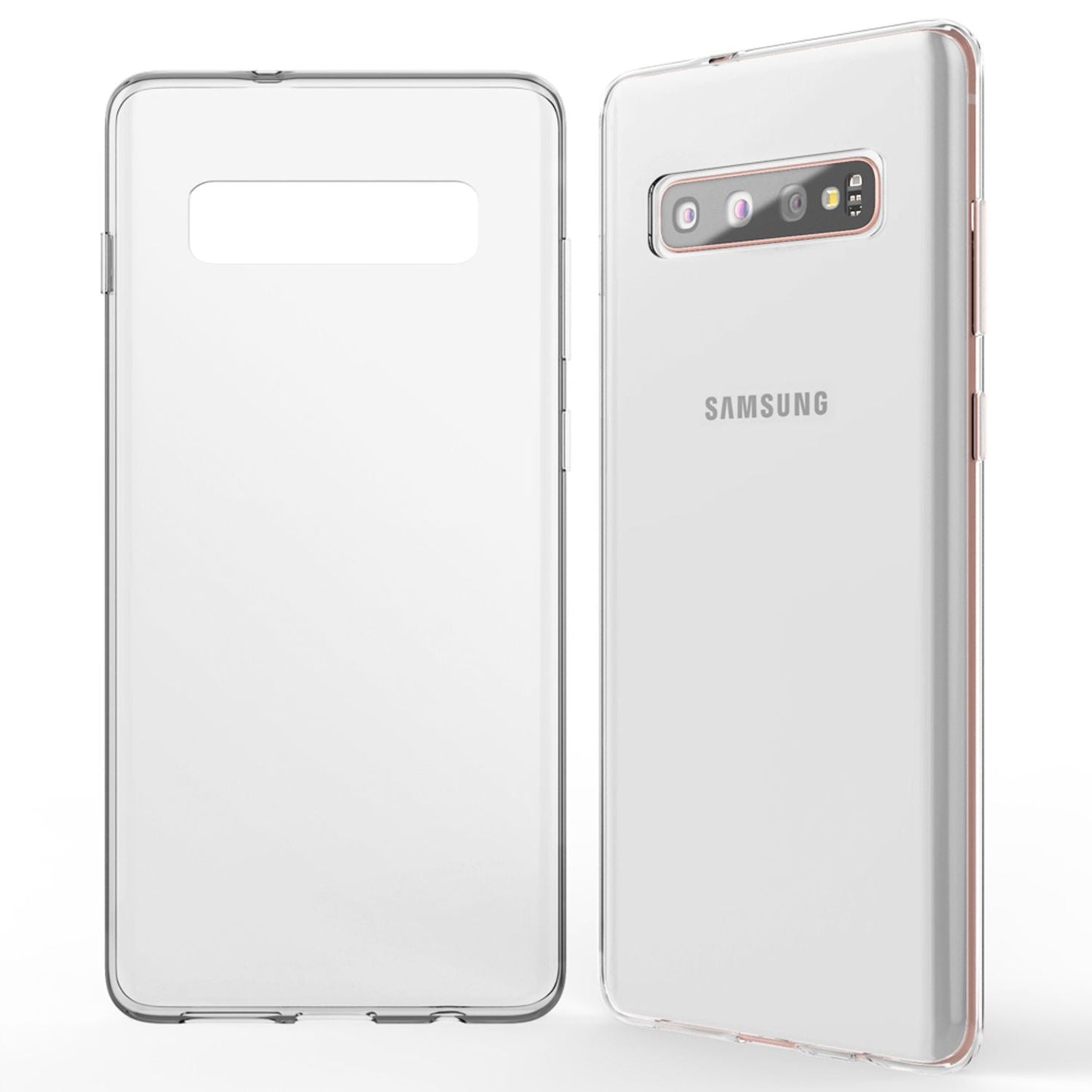 NALIA Galaxy S10 Plus AirFlex Hülle - Dünne Silikon 0,7 Mm Transparent