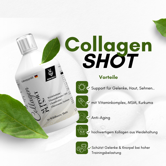 Injecții cu suport de colagen PLUS+ - Fructe de pădure - 500ml 
