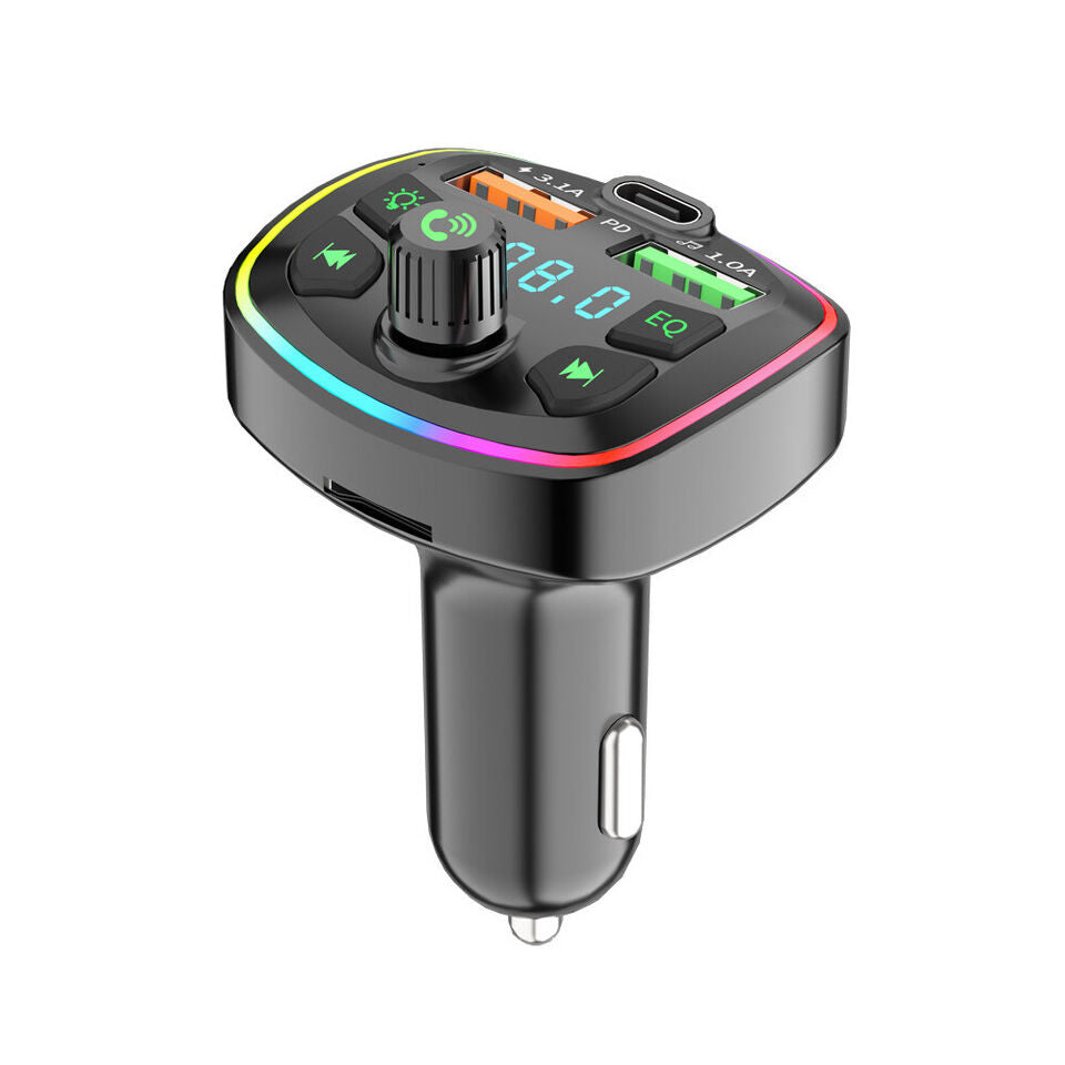 Transmițător FM DREIKS Bluetooth 5.0 - USB PD 3.1A Dimensiuni compacte