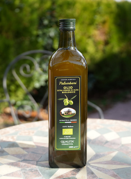 Palombari Organic Premium Extra Virgin Olive Oil - Wysoka jakość - Pojemność 0,5 l, Wymiary 6 x 23 cm