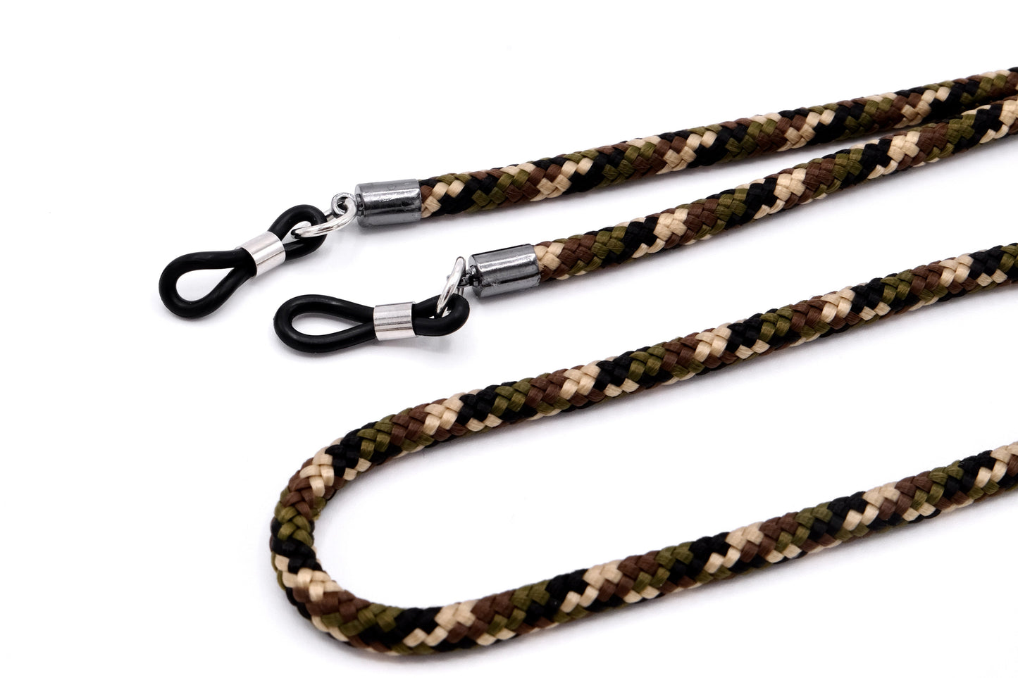 Brillenband 4mm Camouflage Beige