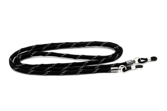 Brillenband 3,8mm Schwarz Reflecting