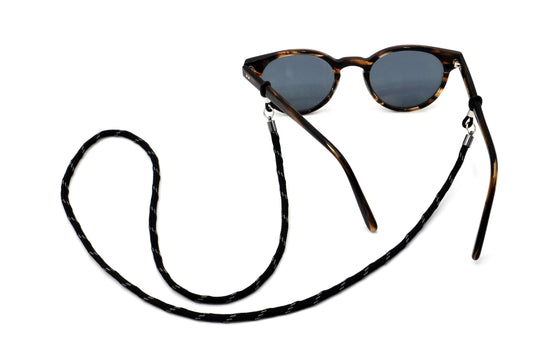 Brillenband 3,8mm Schwarz Reflecting