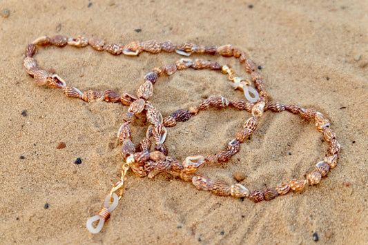 Lanț de ochelari Shell maro