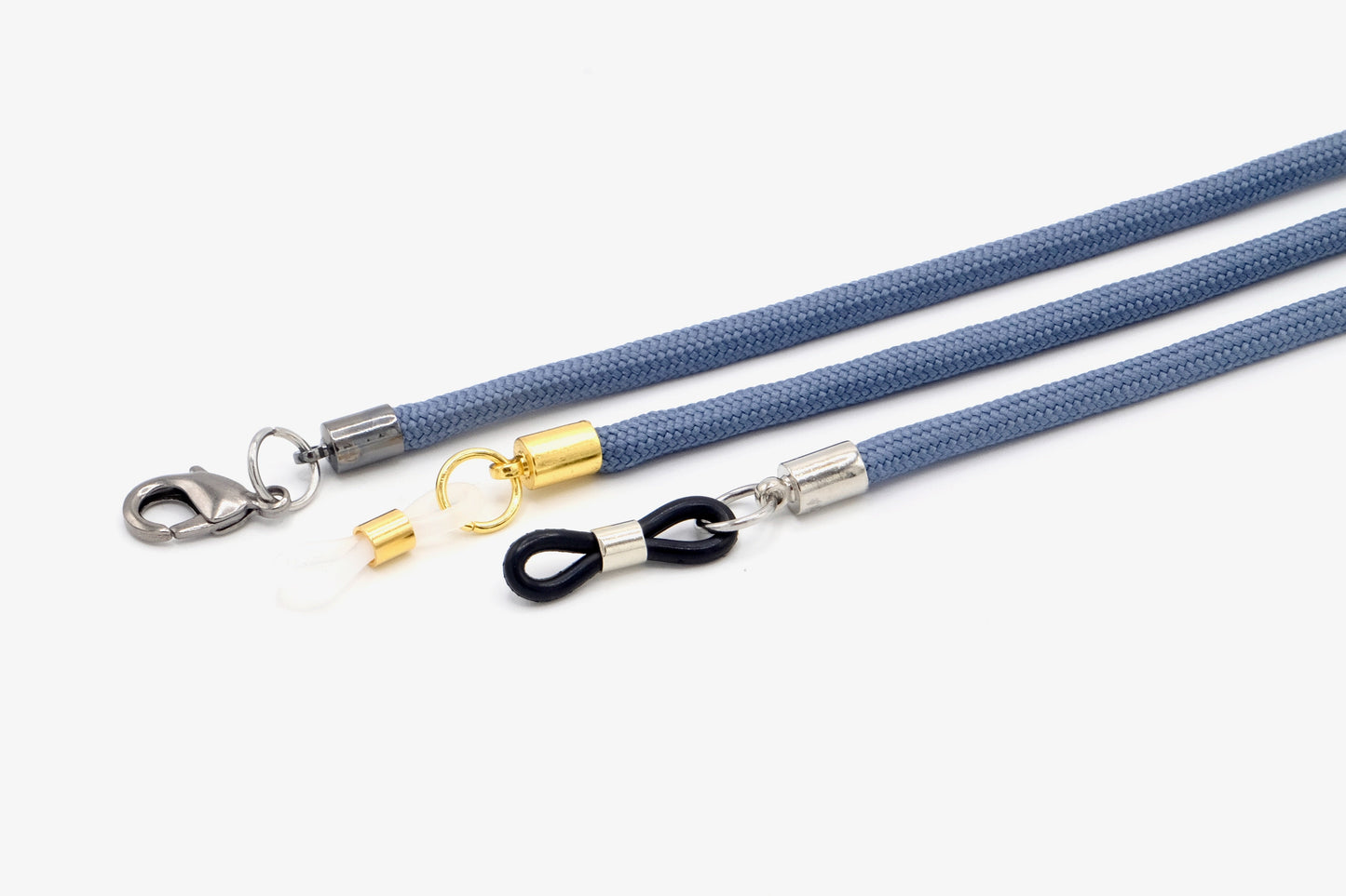 Brillenband 3,8mm Blaugrau