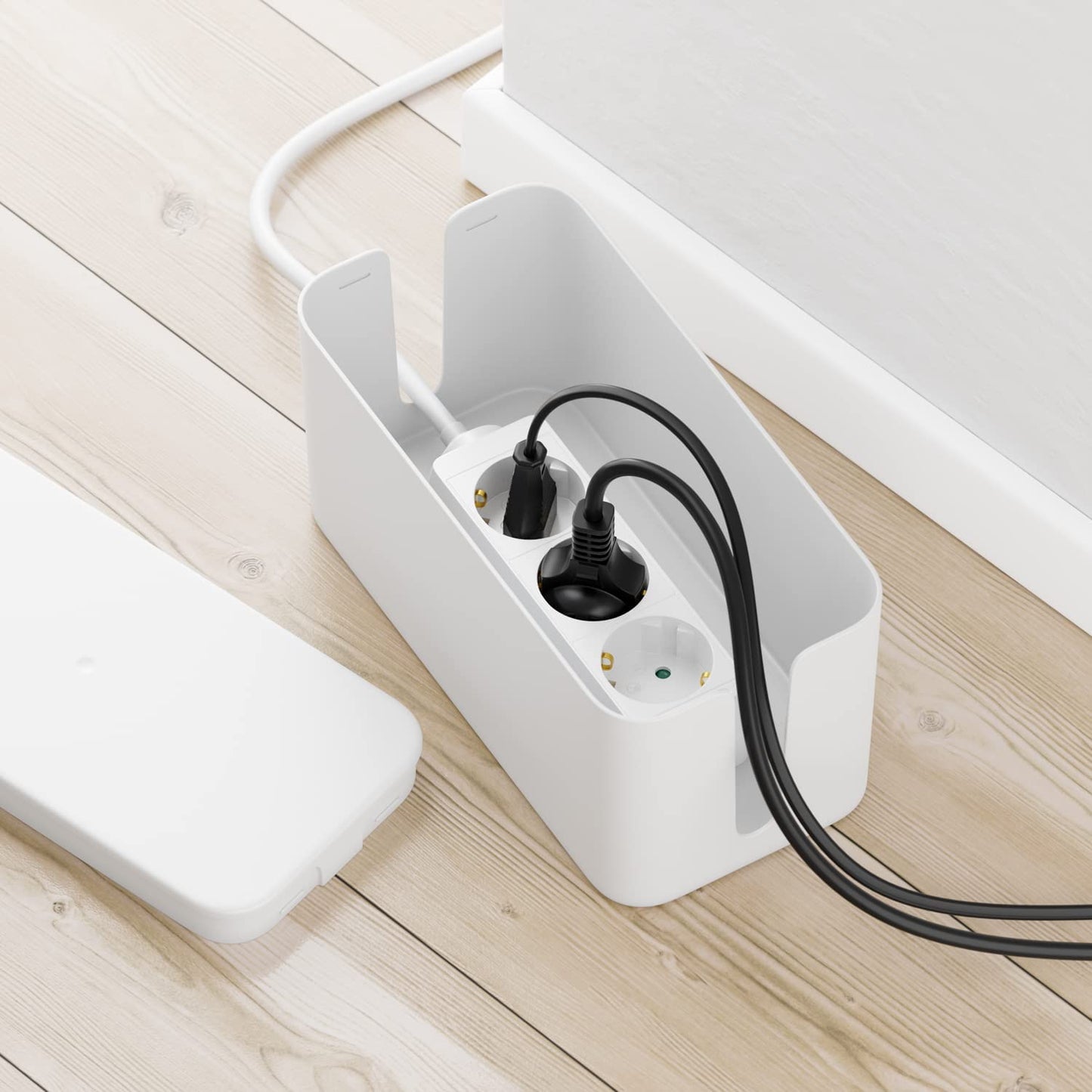 Cutie de gestionare a cablurilor, organizator de cabluri pentru depozitare sigură și ordonată