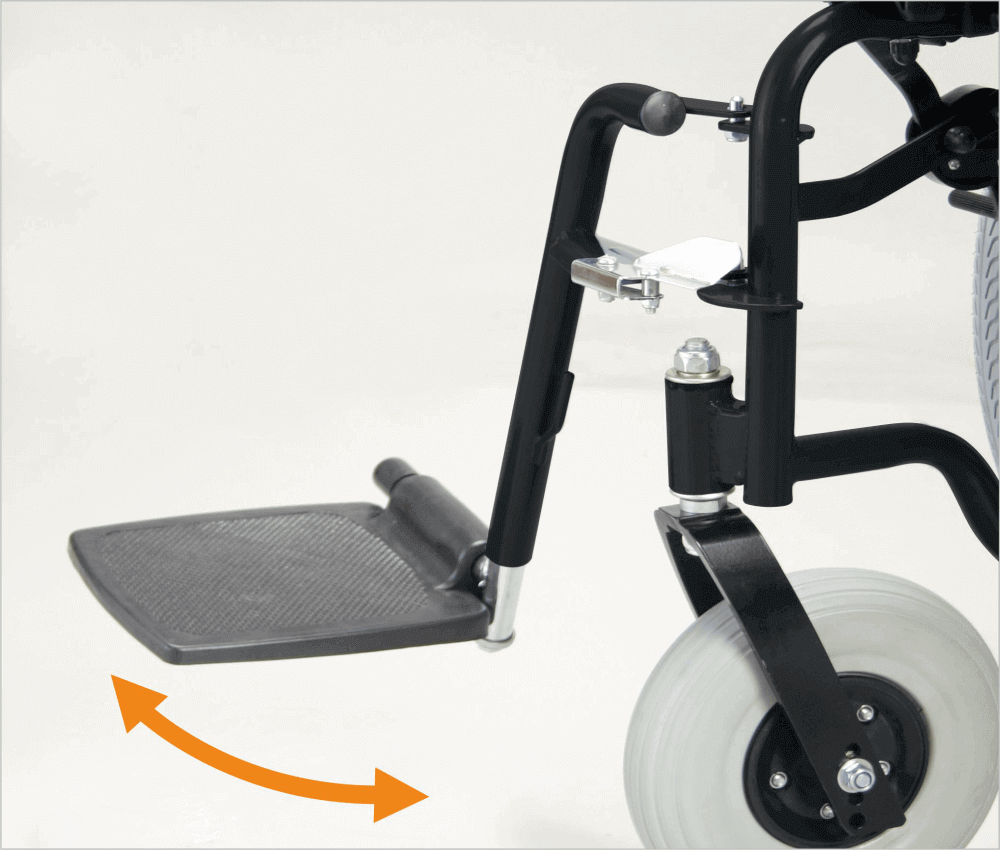ECON 220 Stahlrollstuhl, faltbar, 41–46 cm, bis 120 kg