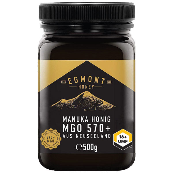 Miere de Manuka Egmont MGO 570+ Premium - Capacitate 500 g; Origine Noua Zeelandă