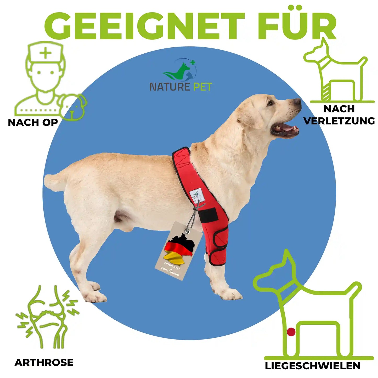 Liegeschwielen Bandage für Hunde