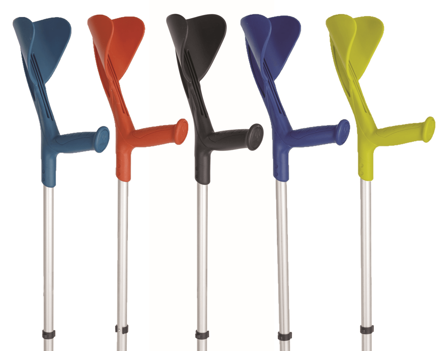 Cârjă modernă pentru antebraț Evolution – 76–101 cm, 130 kg, silențioasă