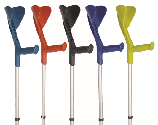 Cârjă modernă pentru antebraț Evolution – 76–101 cm, 130 kg, silențioasă