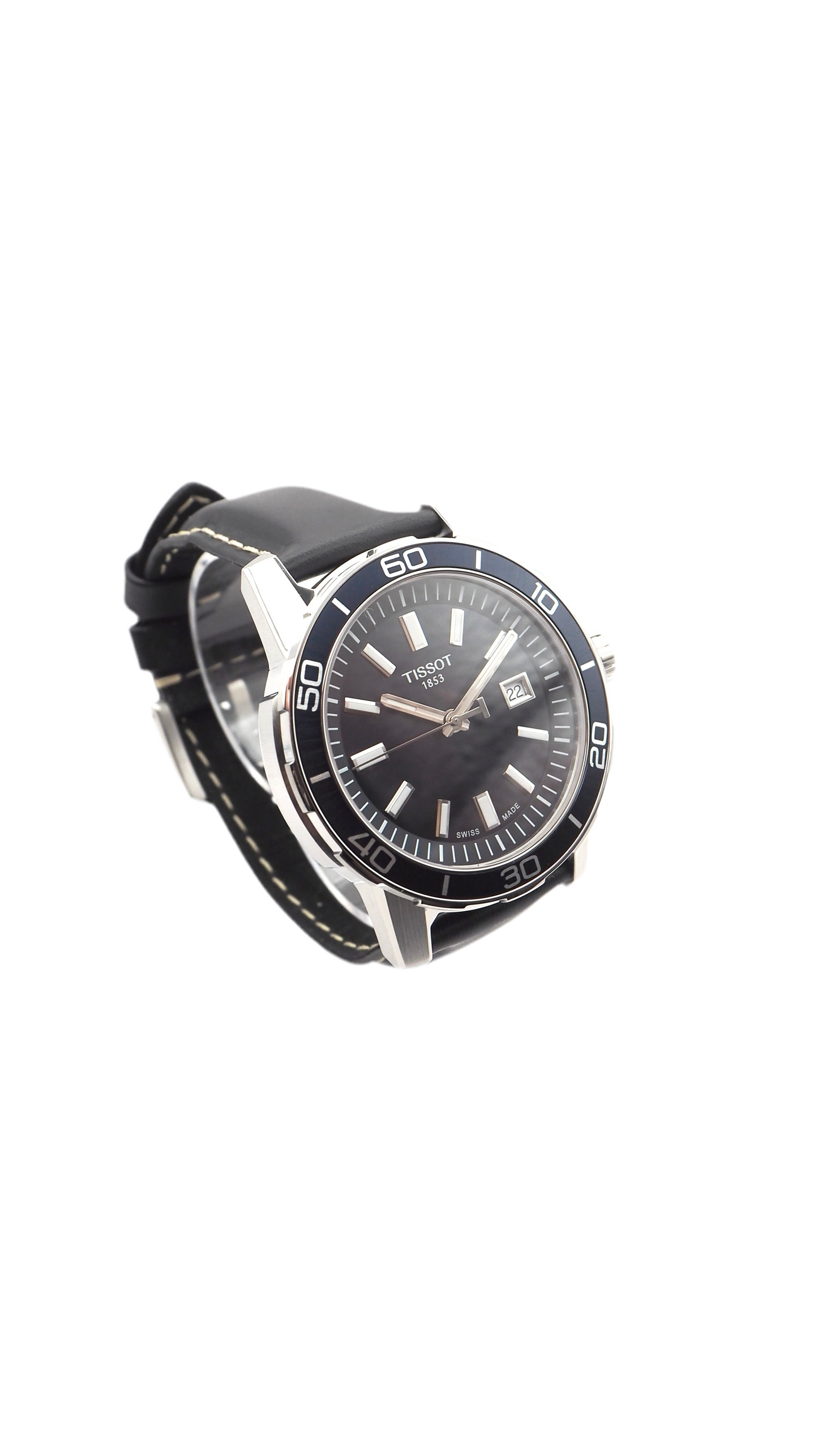 Tissot Supersport Gent T125.610.16.041.00 Herrenuhr 44 mm Edelstahl Neu OVP