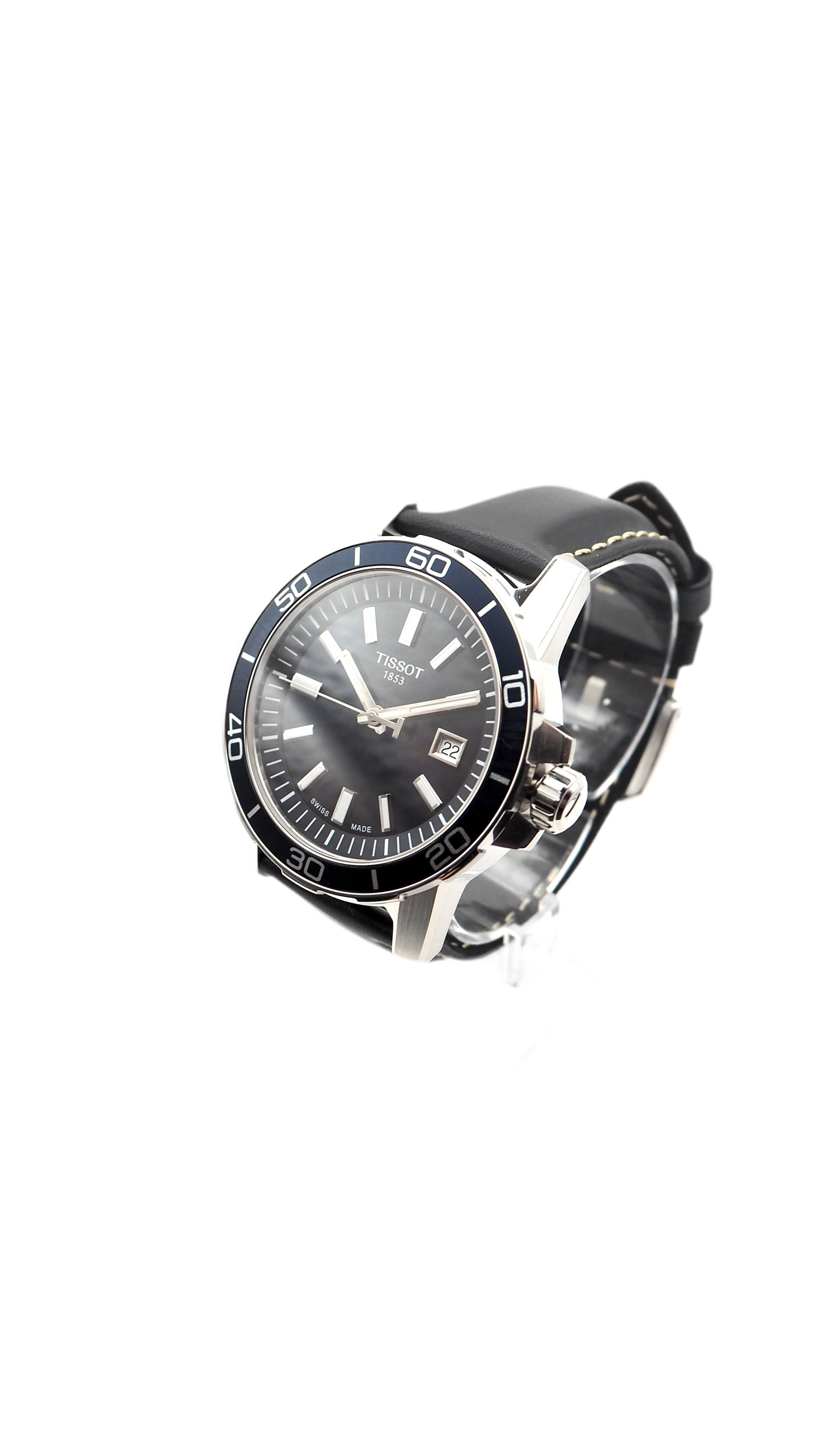 Tissot Supersport Gent T125.610.16.041.00 Herrenuhr 44 mm Edelstahl Neu OVP