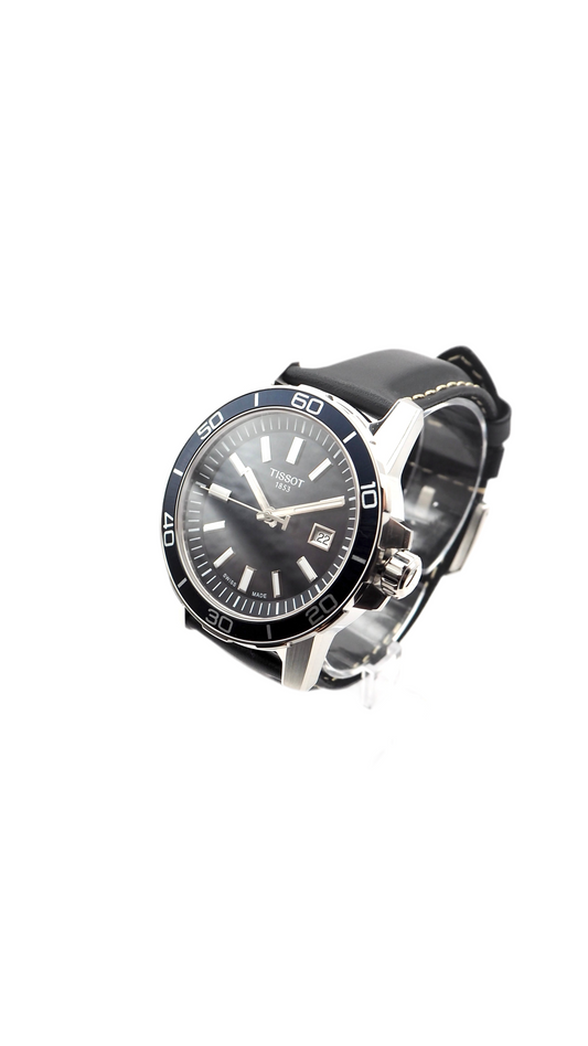 Tissot Supersport Gent T125.610.16.041.00 Herrenuhr 44 mm Edelstahl Neu OVP