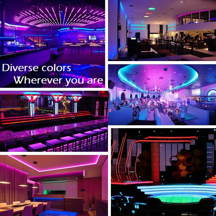 DREIKS LED Streifen RGB Dimmbar Fernbedienung - Länge 5 m, 12 V, Gesamtleistung 72 W