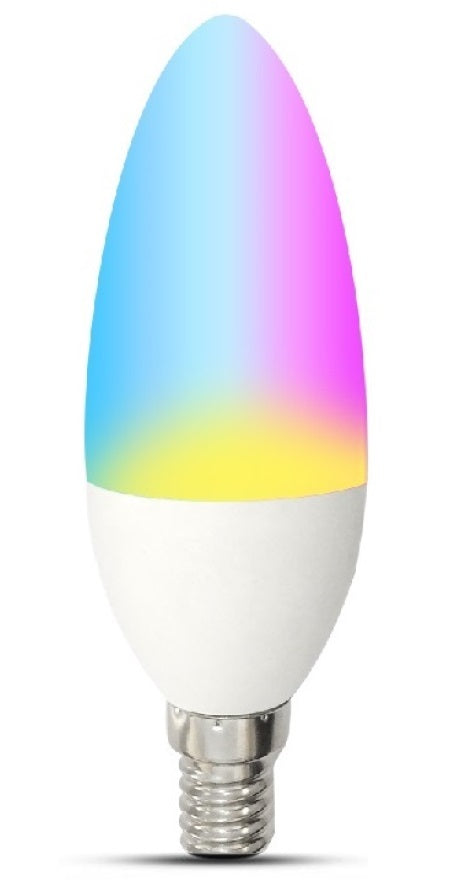 E14 Smart Glühbirne 5W LED Leuchten WiFi App Musik Alexa RGB Weiß Dimmbar