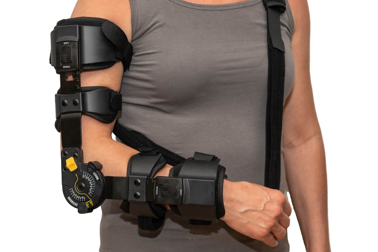 Orteză multifuncțională pentru cot, reglabilă 10–120° – AT53009