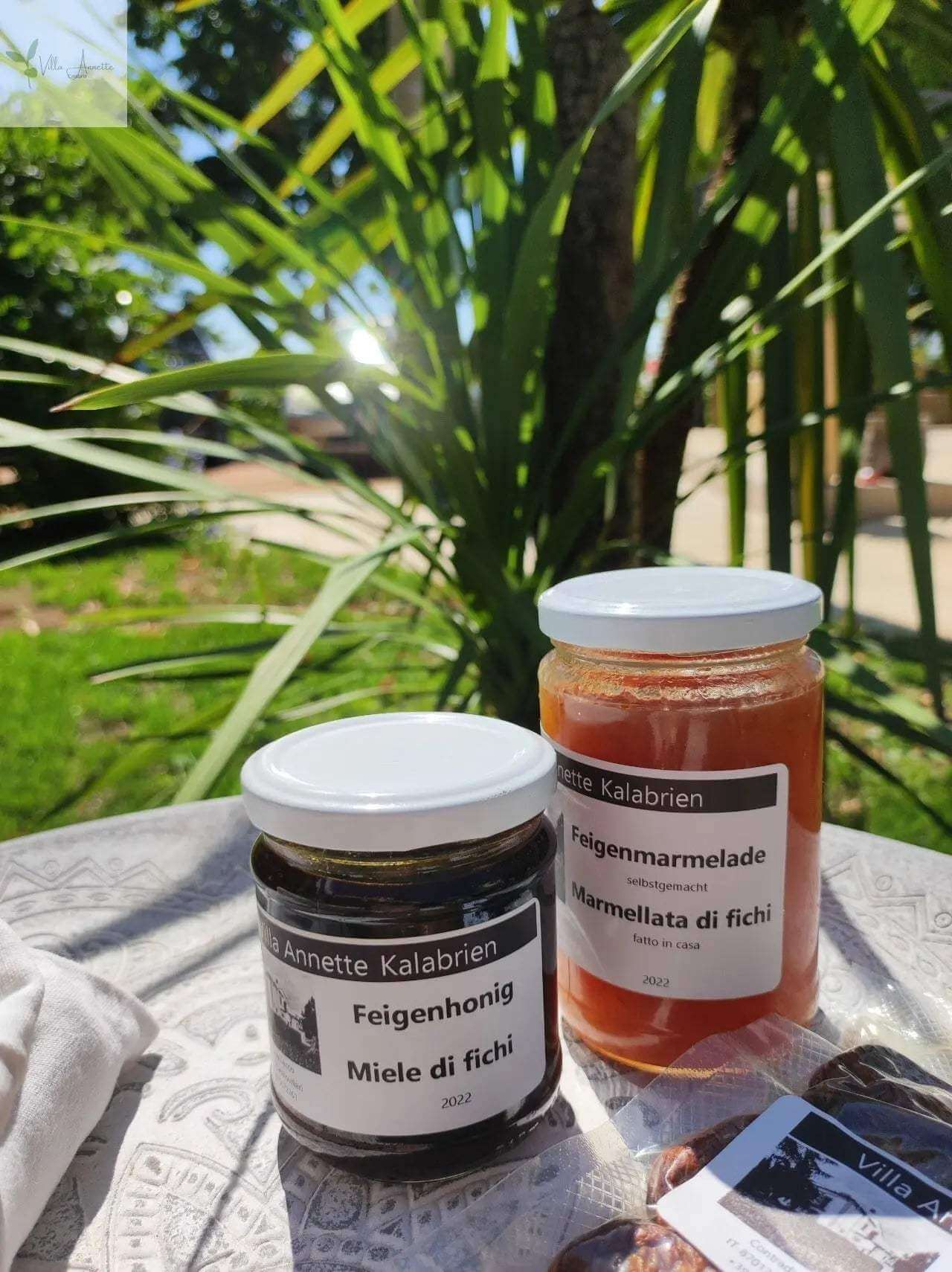 Dulceață de smochine Essenza di Calabria, făcută manual, 100% naturală - Conținut 250 g, borcan de sticlă, diametru 6 cm, înălțime 7 cm