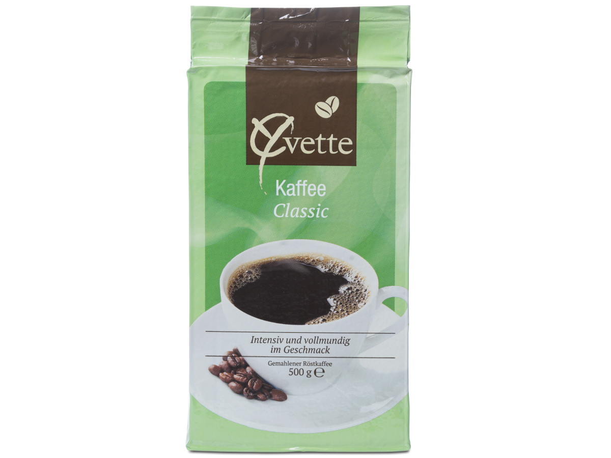 Cafea Yvette Classic Aromă Puternică - Capacitate 500g Ambalată în Vid