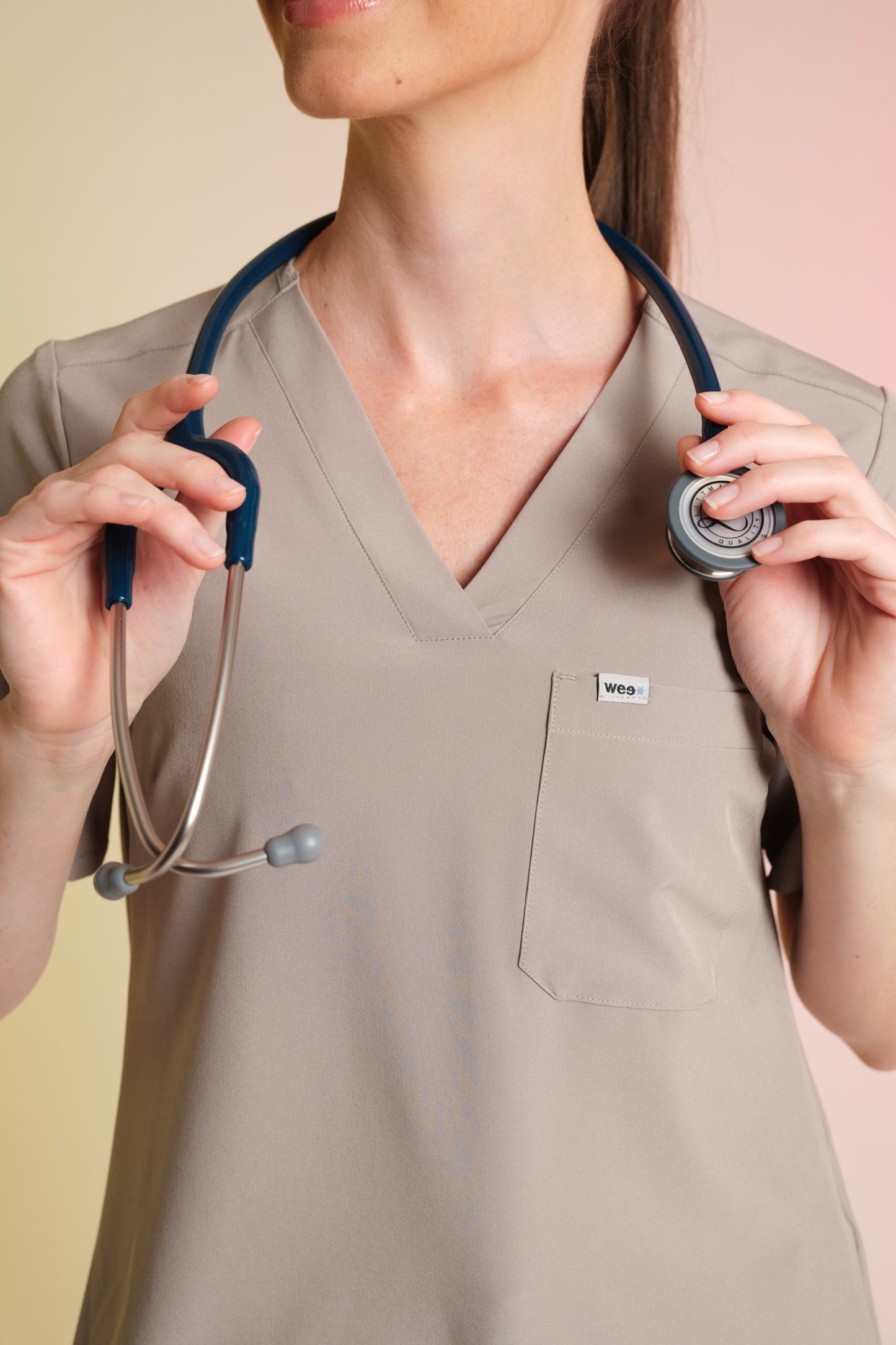 Active Scrub Top "Serena" – Beige