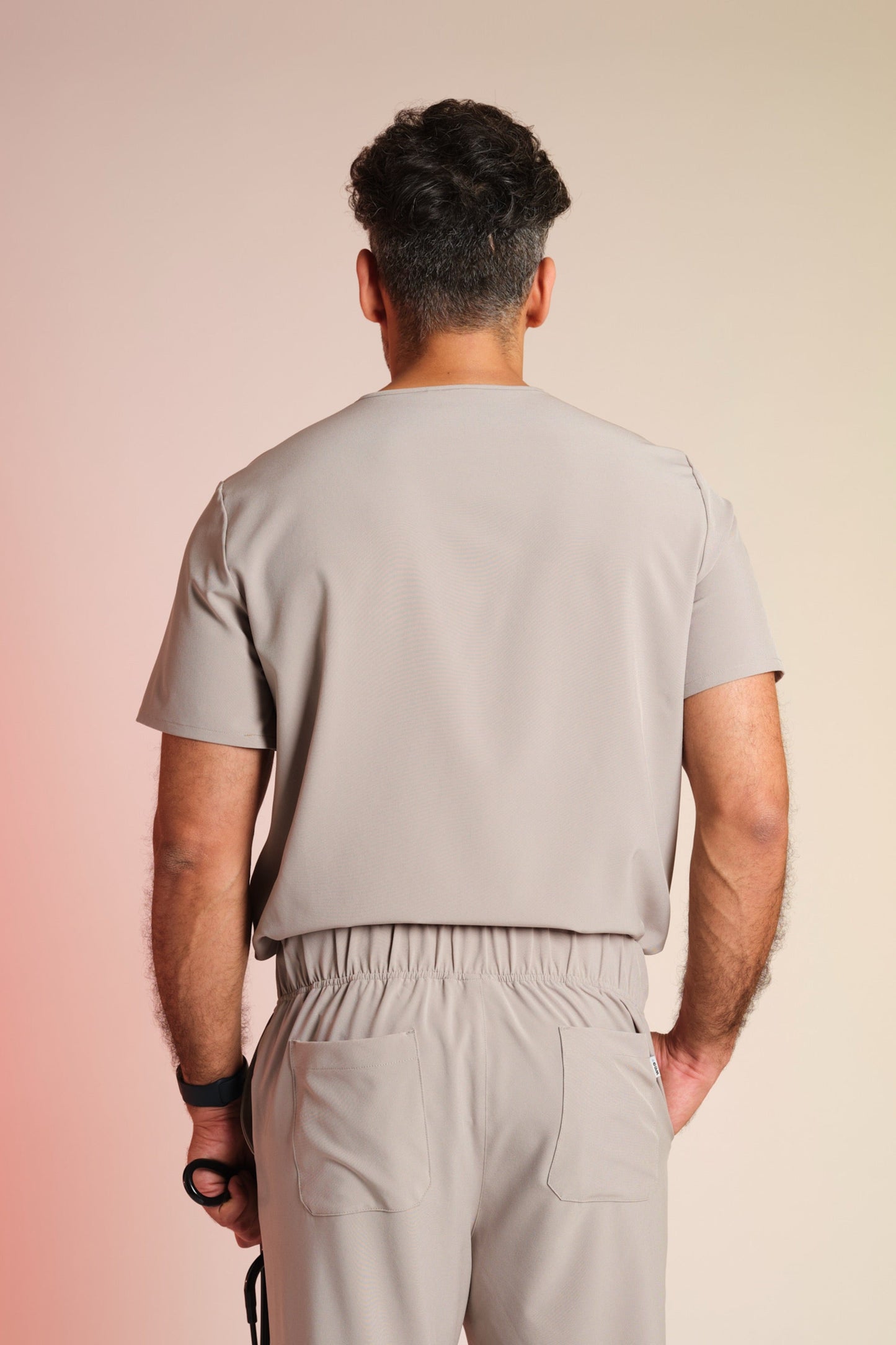 Active Scrub Top "Pete" – Beige
