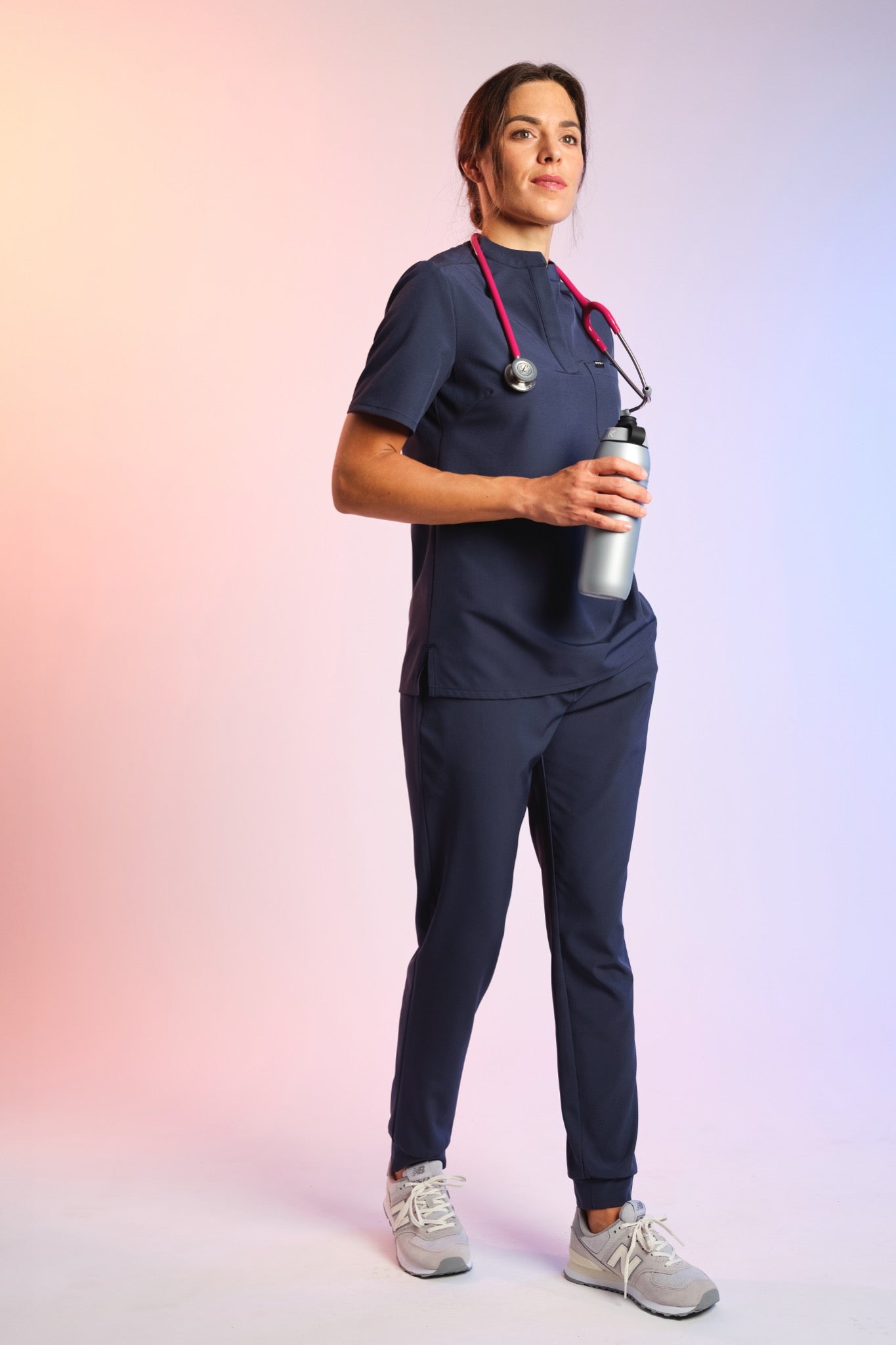 Active Scrub Top "Jackie" – Blue