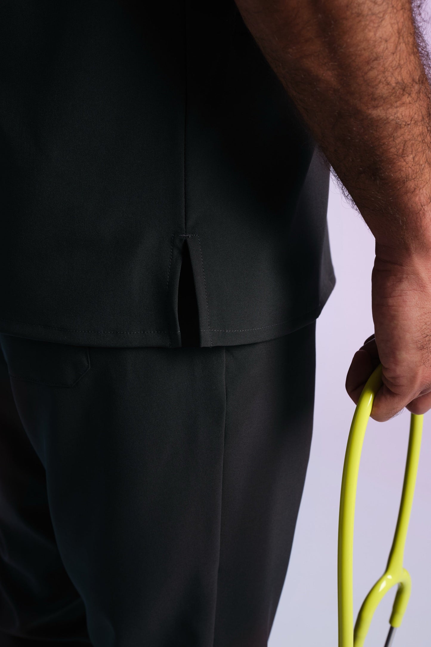 Active Scrub Top "Pete" – Black