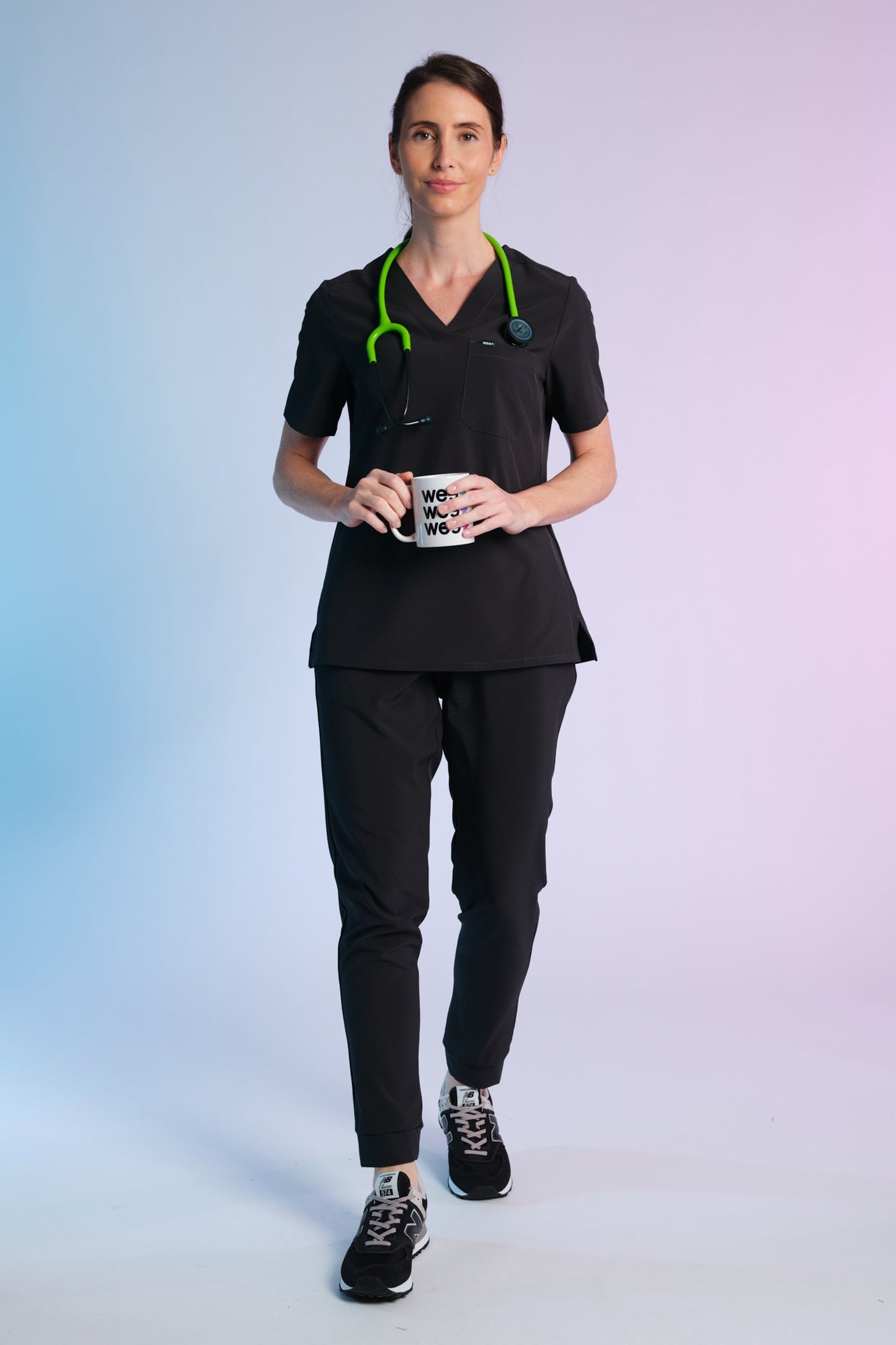 Aktywny peeling Top „Serena” – Czarny