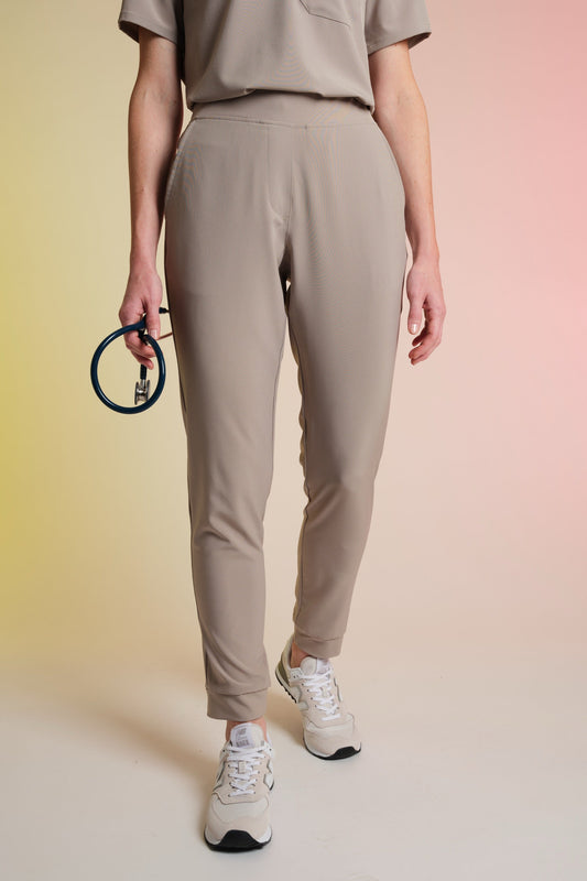 Active Scrub Pants "Tessa" – Beige