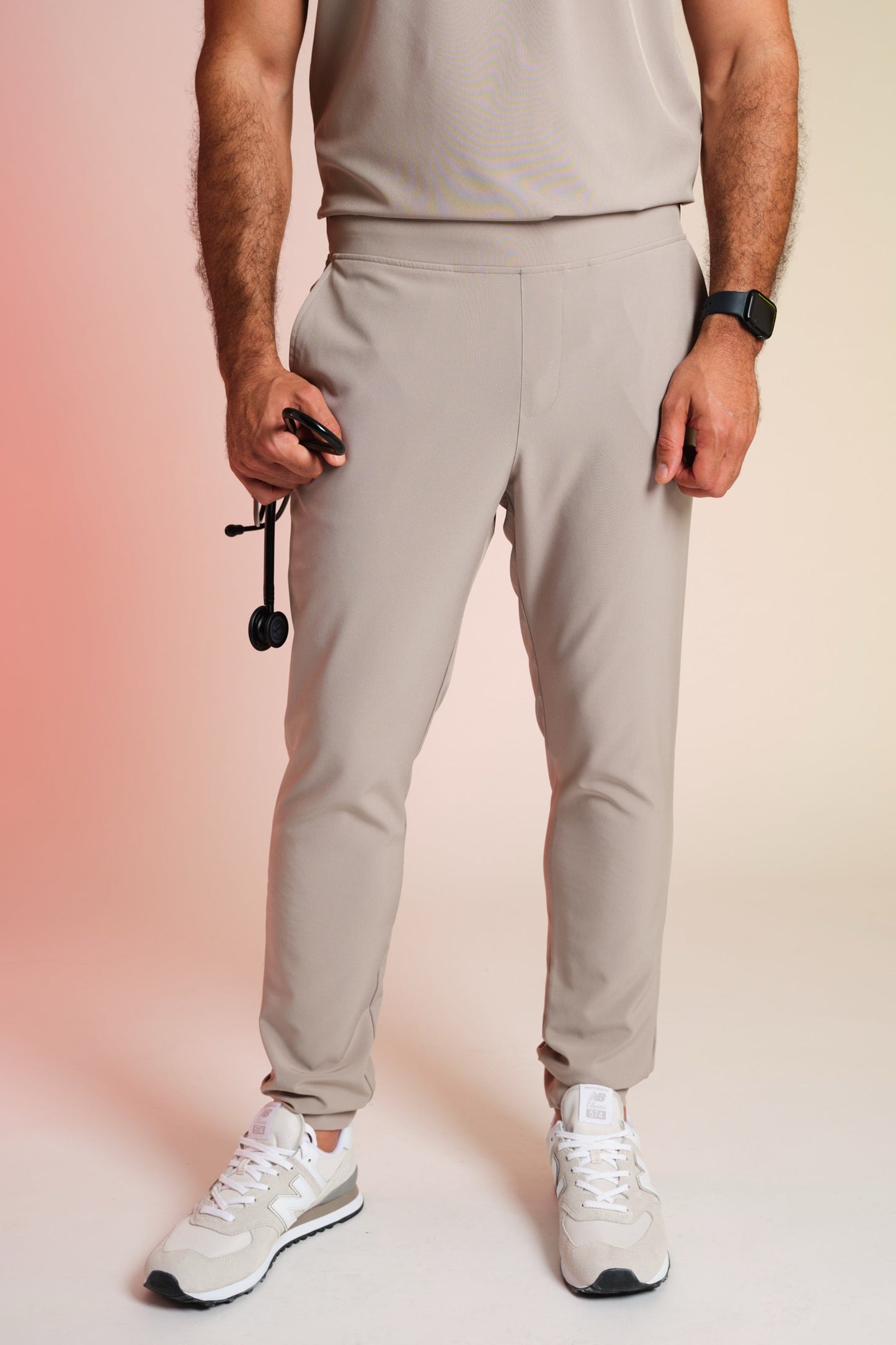Active Scrub Pants "Louis" – Beige
