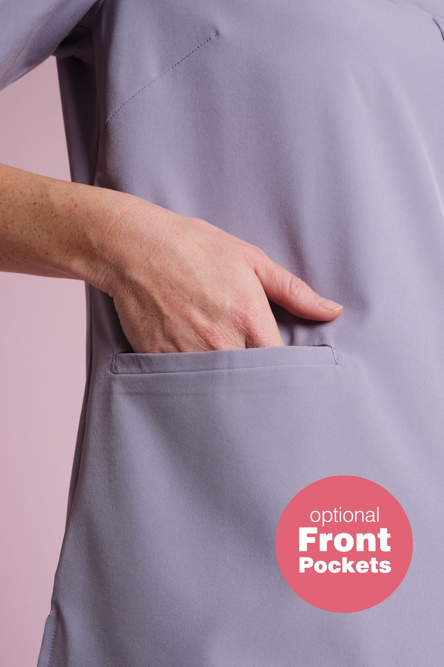 Active Scrub Top "Serena" – Violet