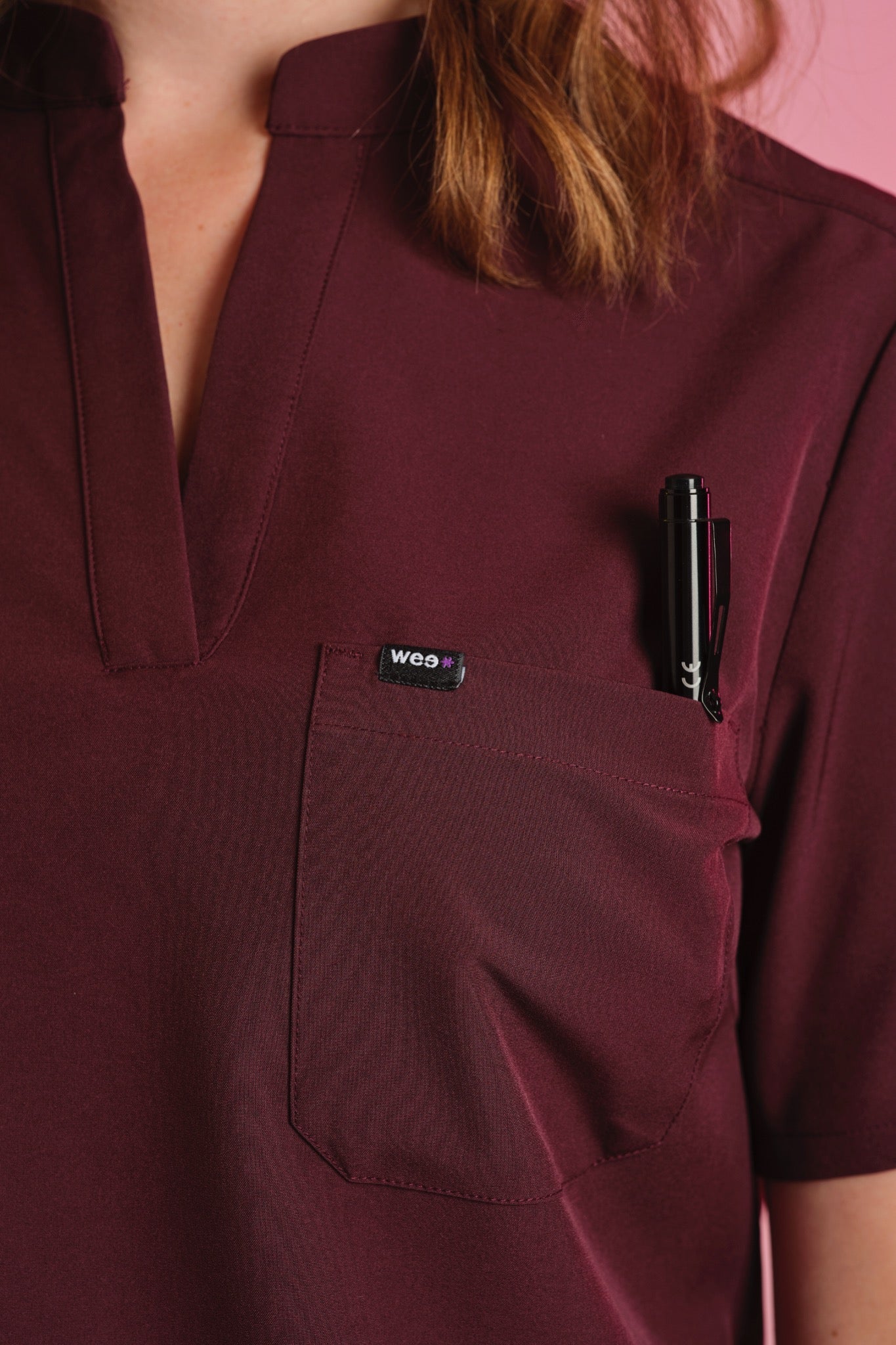 Aktywny peeling Top „Jackie” – Bordeaux