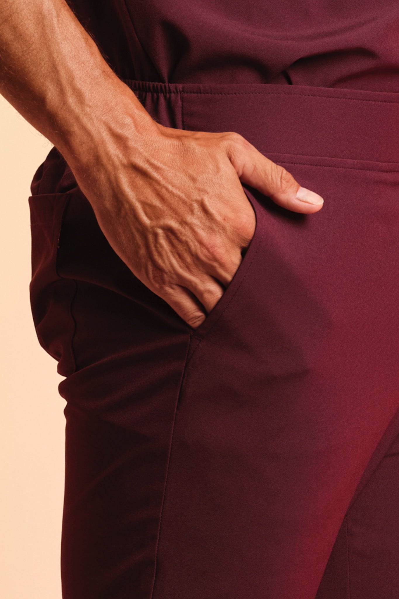 Spodnie sportowe „Louis” – Bordeaux