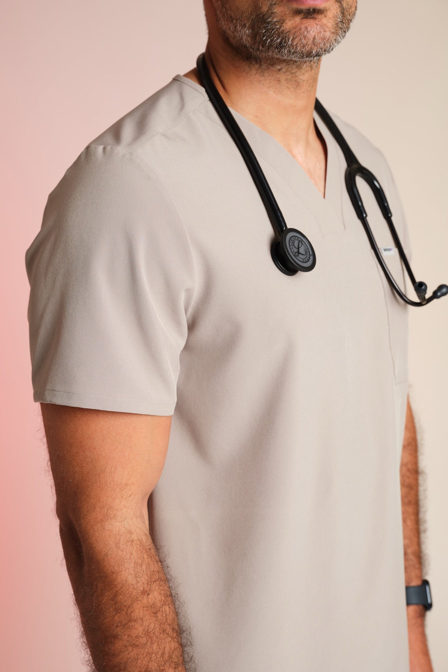 Active Scrub Top "Pete" – Beige