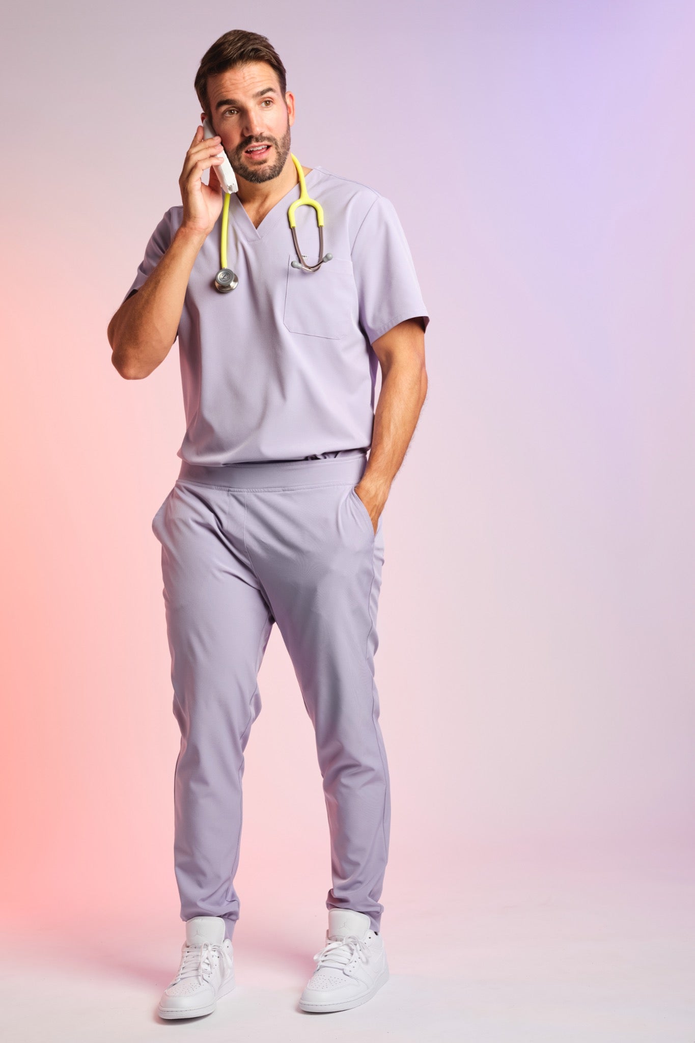 Active Scrub Pants "Louis" – Violet