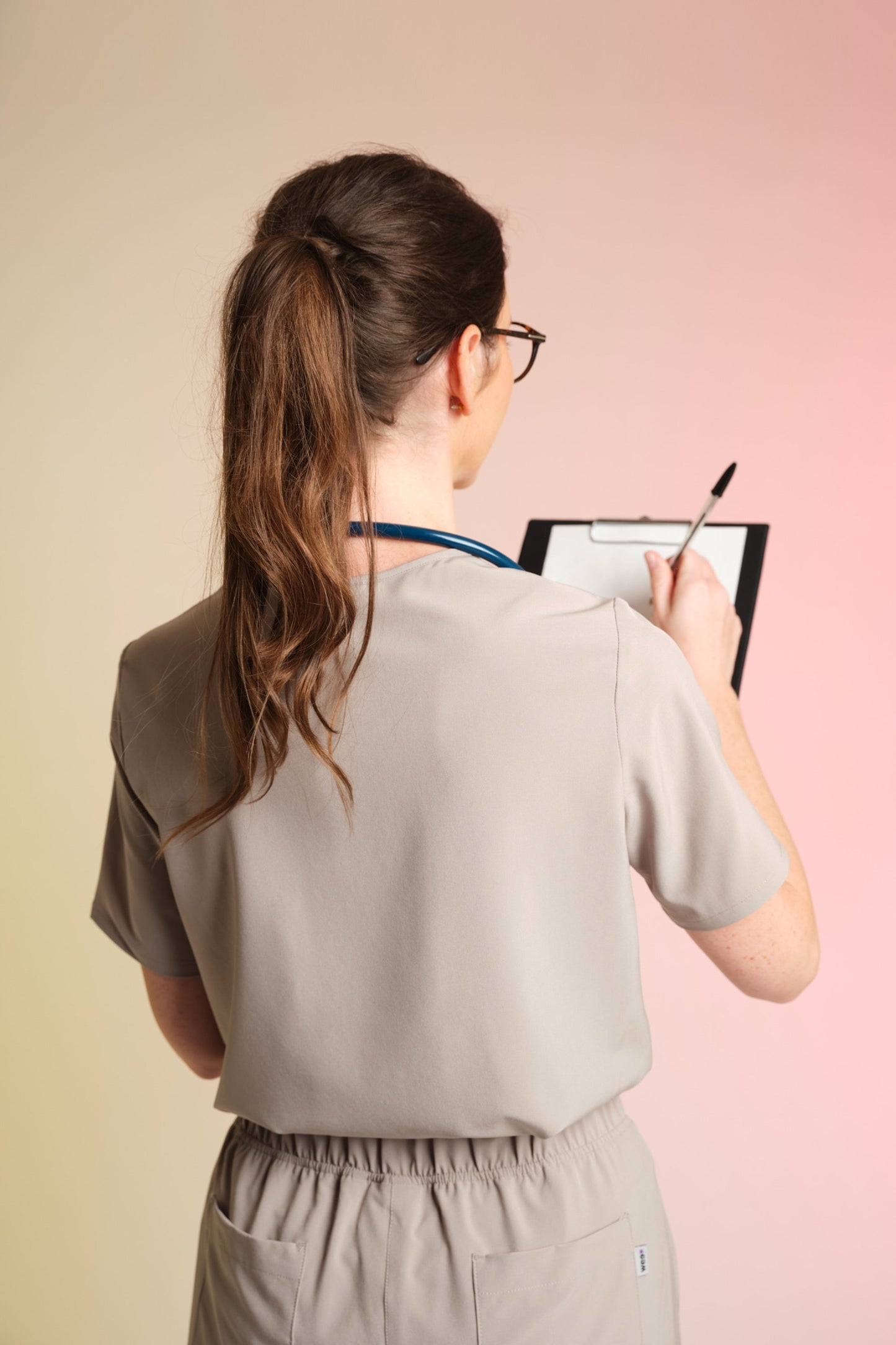 Active Scrub Top "Serena" – Beige