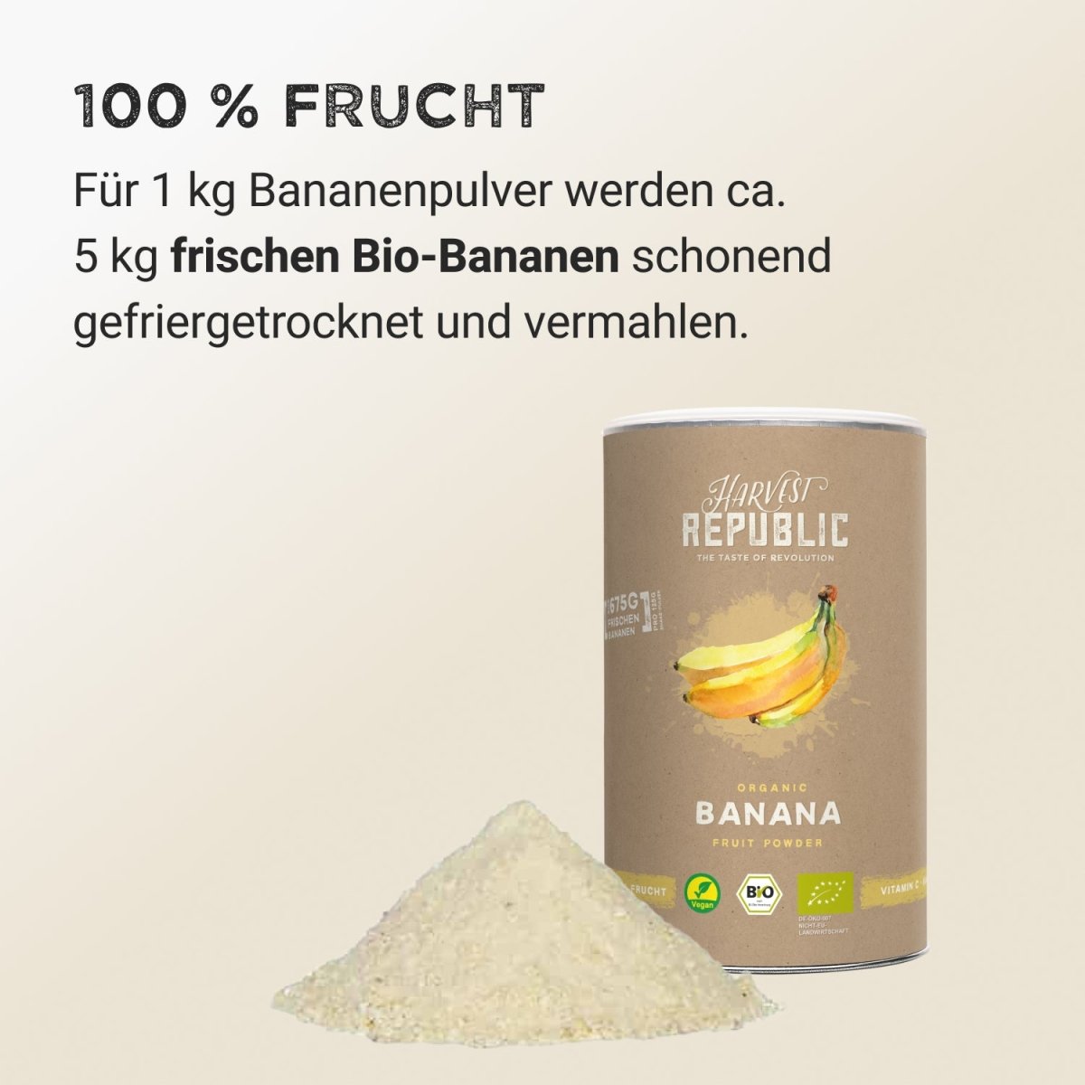 Pudră de fructe - Banană