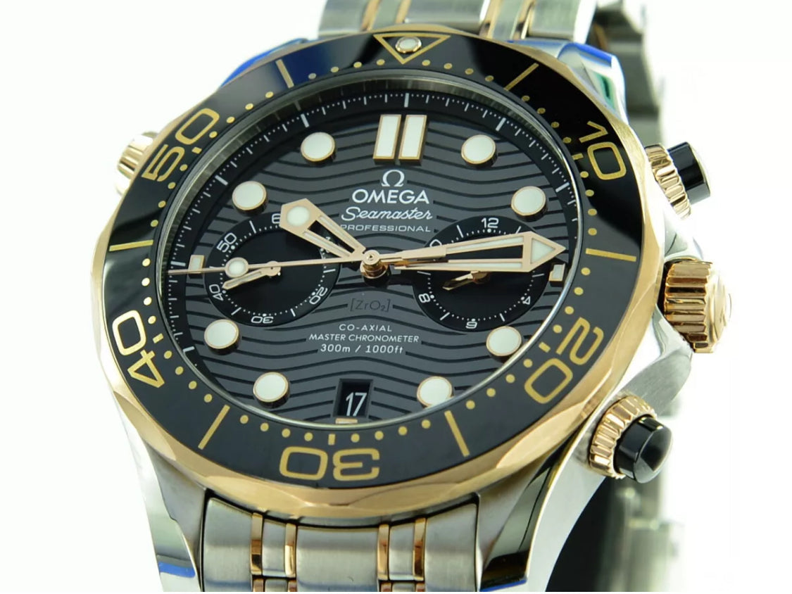 Omega seamaster diver 300 chronograph master chronometer watch