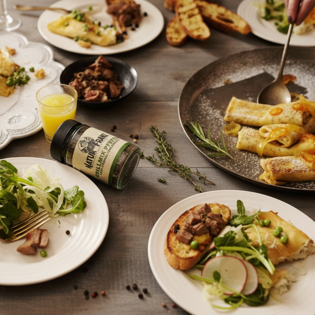 Team NATURFRANZ Grillmix Pfeffer Kräuterwürze - Kapazität 50 g, Größe 6 x 4 cm