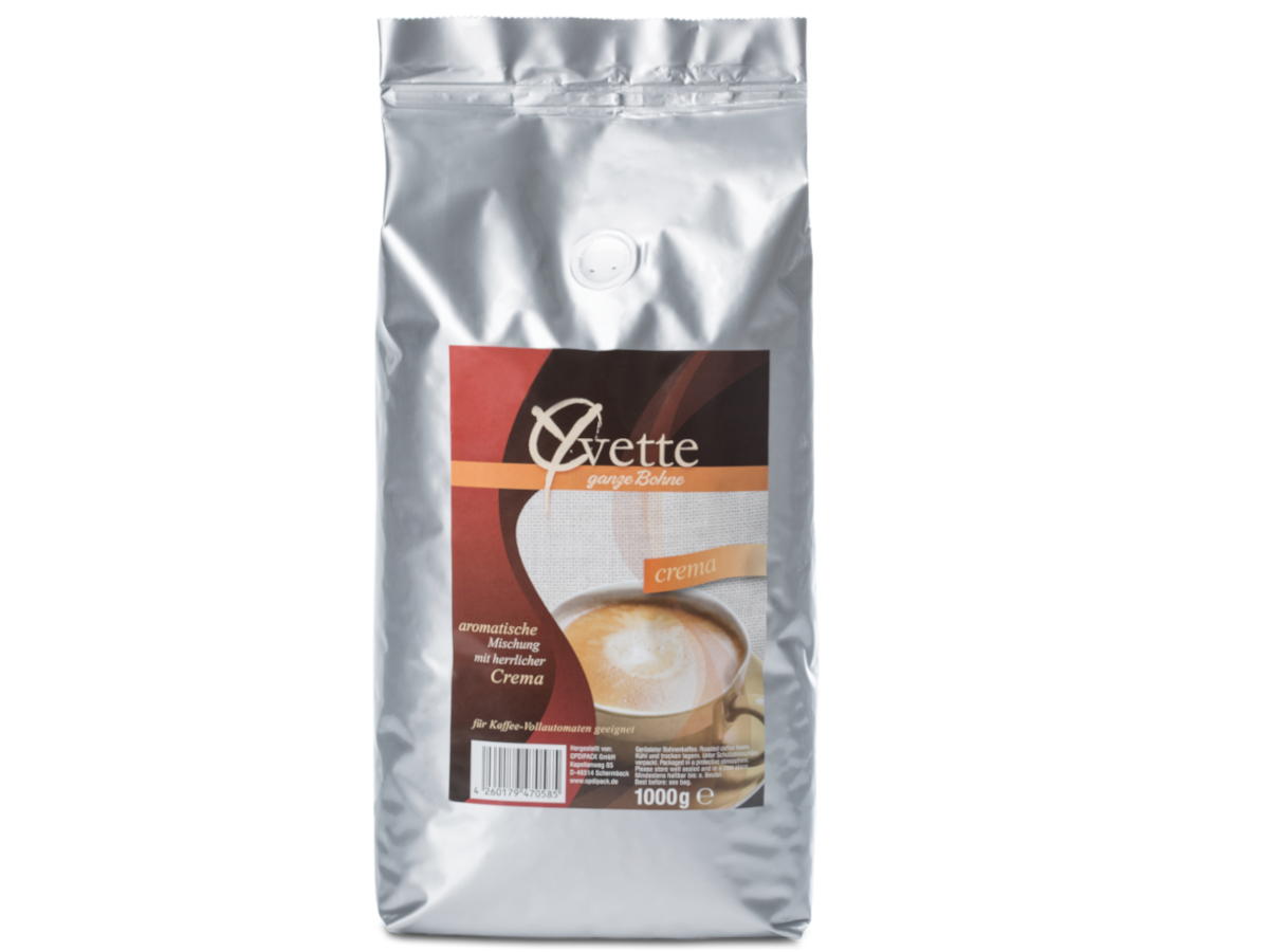 Cremă de cafea Yvette - 1 kilogram boabe întregi