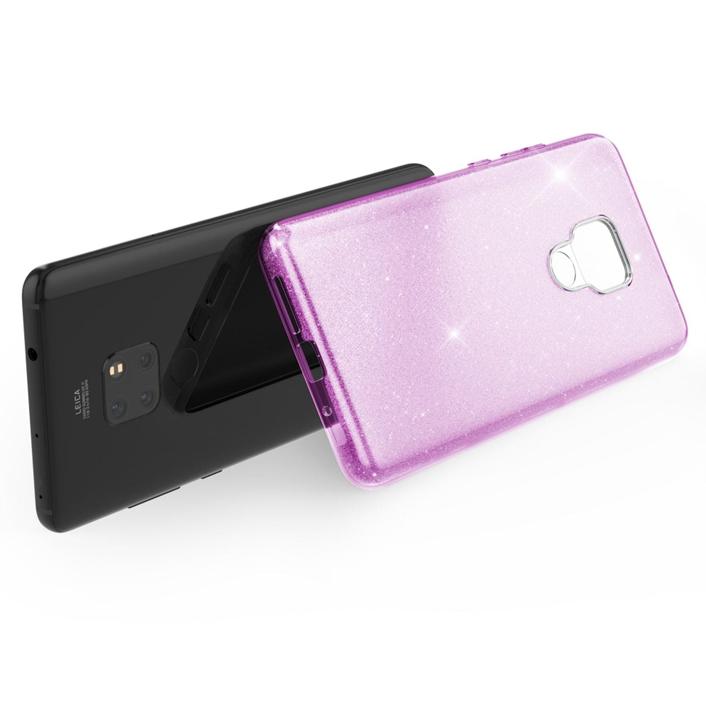 Husa de telefon NALIA ShinePop pentru Huawei Mate20 - Husă din silicon cu sclipici, compatibilă cu Huawei Mate20, subțire, ușoară