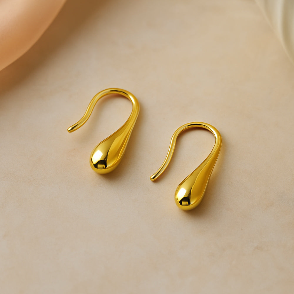 SterlingSilber Ohrringe Tropfen - 925er Silber Durchmesser 7mm