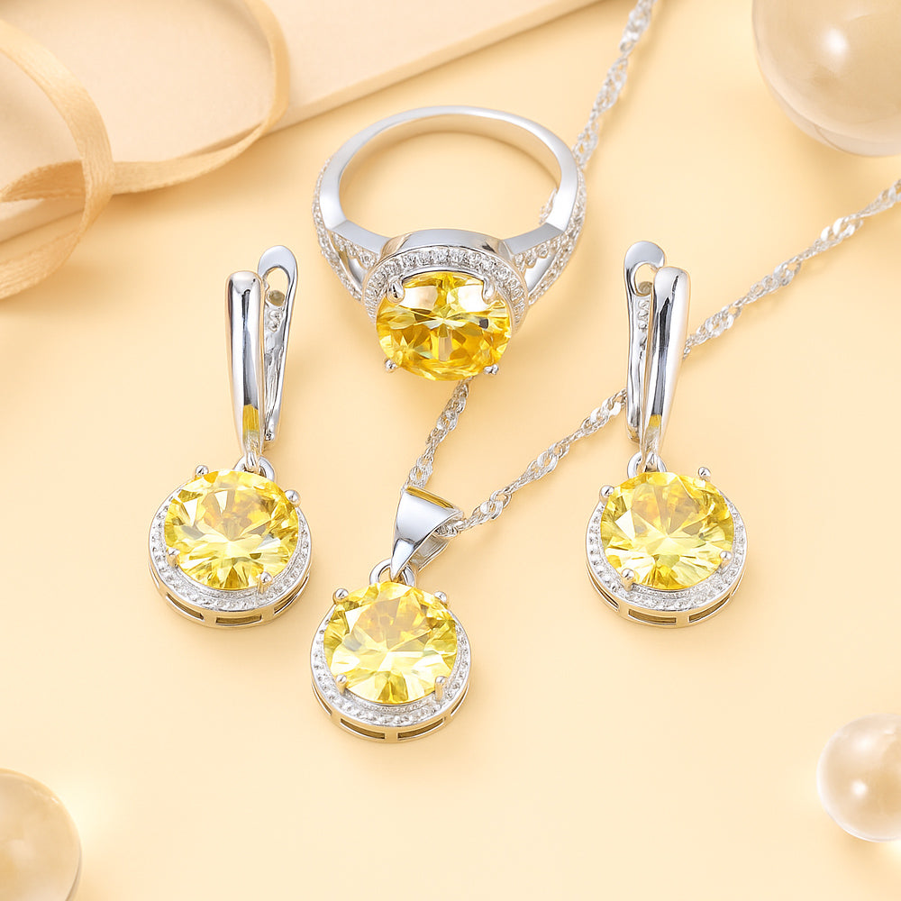 SilberSchmuckset Filigrane Halskette - Länge 45 cm, 925 Silber, NF