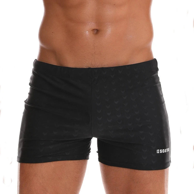 Herren Schwimmbekleidung 2025 - ESCATCH Plus-Size Fashion Elastische Schwimmhose