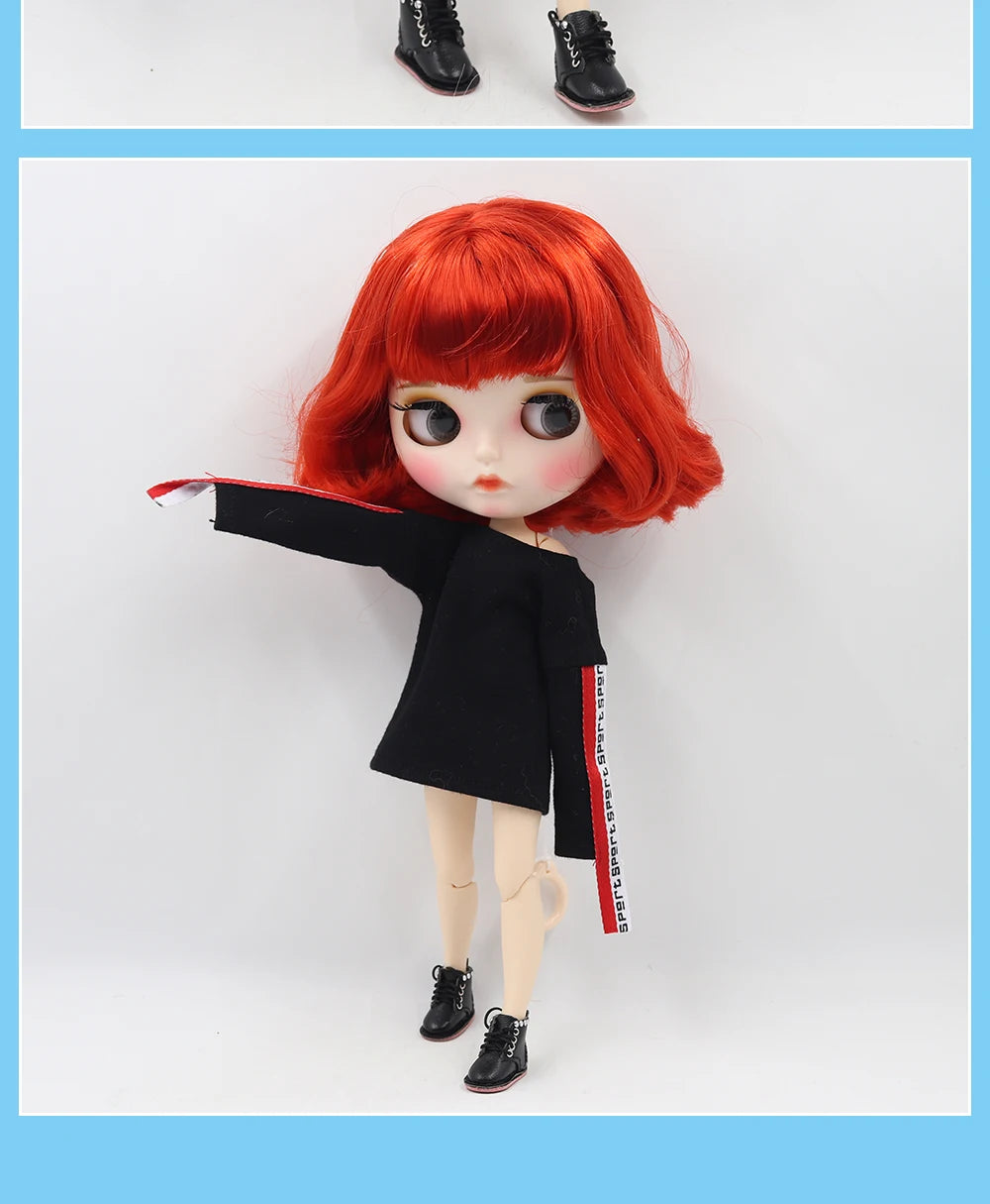 ICY DBS Blyth Doll 1/6 bjd joint body doll combination including dress shoes on sale 30cm anime toy