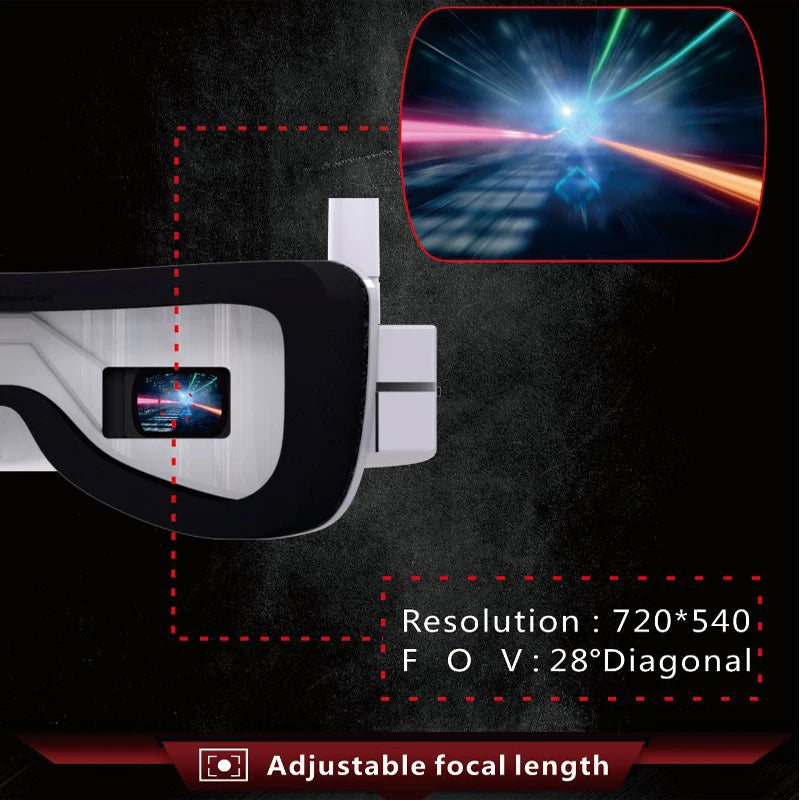 FPV-Brille 2025 - Eachine EV100 720*540 5.8G 72CH für RC-Drohnen