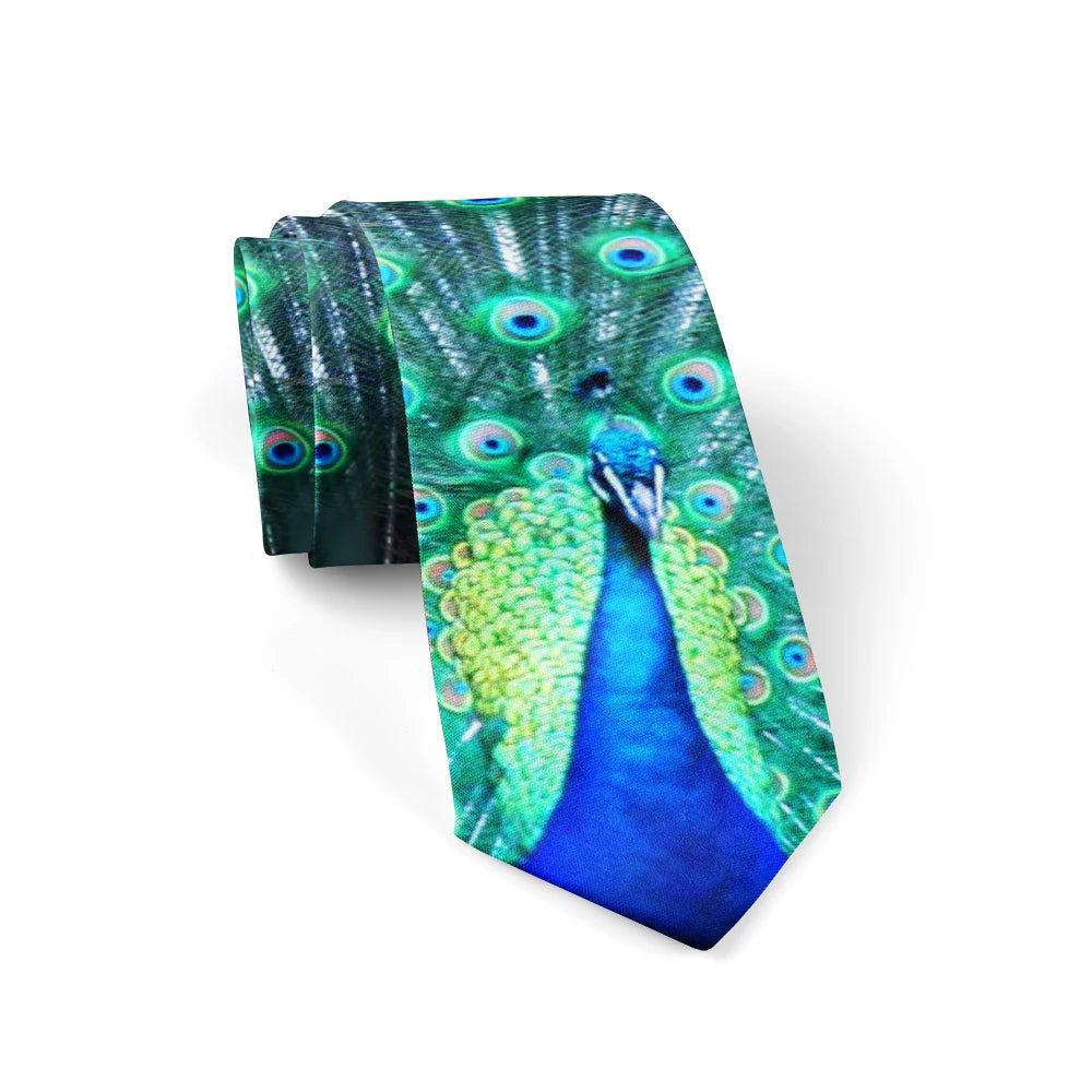 Men's Fashion Plaid Ties 8cm Black Creative Novelty Necktie 3D Printed Tie For Men Funny Party Wedding Accessories