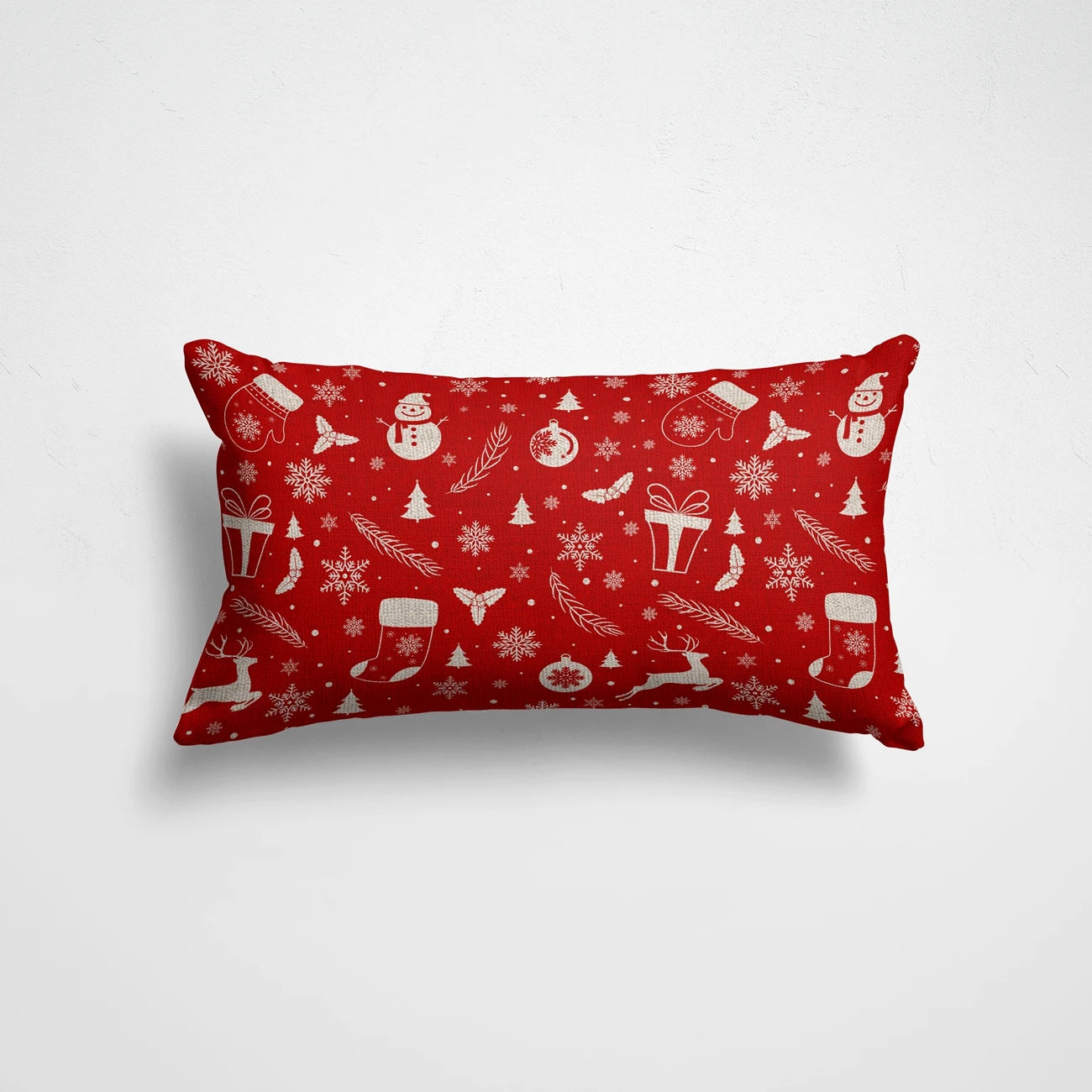 2022 Happy New Year Merry Christmas Xmas Pillow Cover 30X50 Boho Decor Decorative Pillows for Sofa Tree Red Party Decorations